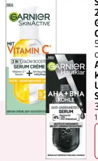 Rossmann Garnier SkinActive 2in1 Vitamin C Glow Booster Crème LSF 25 Angebot