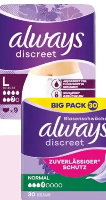 Rossmann Always Discreet Angebot