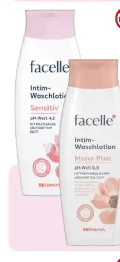 Rossmann Facelle Intimwaschlotion Sensitive Angebot