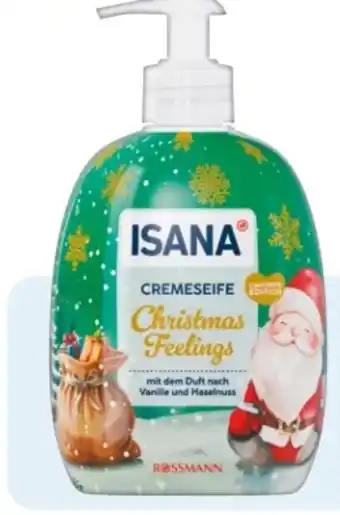 Rossmann Isana Seife im Spender Angebot