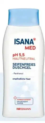 Rossmann Isana Med Seifenfreies Duschgel pH 5,5 Angebot