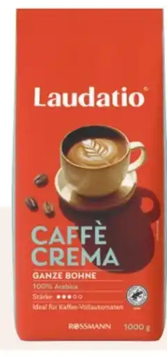 Rossmann Laudatio Ganze Bohne Caffè Crema Angebot