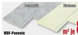 B1 Discount Baumarkt Paneele MDF Angebot