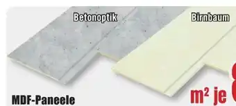B1 Discount Baumarkt Paneele MDF Angebot