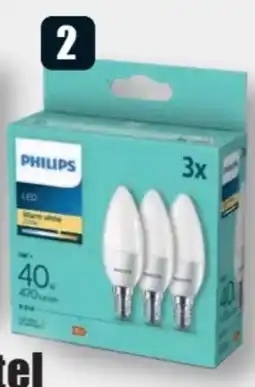 B1 Discount Baumarkt Philips LED-Kerzen E14 Angebot
