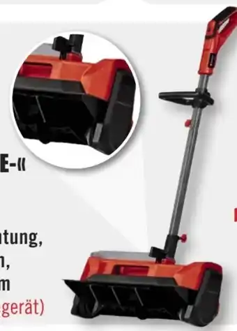 B1 Discount Baumarkt Einhell Akku-Schneefräse GE-ST 36/40 Li E-Solo Angebot