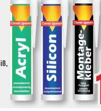 B1 Discount Baumarkt Clever Acryl-Dichtmasse Angebot