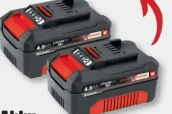 B1 Discount Baumarkt Einhell Akku Twinpack Power X-Change Angebot