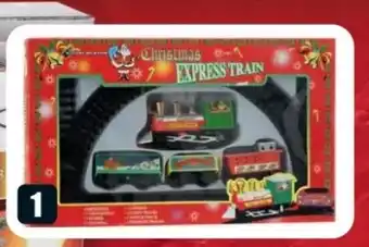 B1 Discount Baumarkt Weihnachtszug-Set Angebot