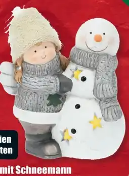 B1 Discount Baumarkt Engel mit Schneemann Angebot