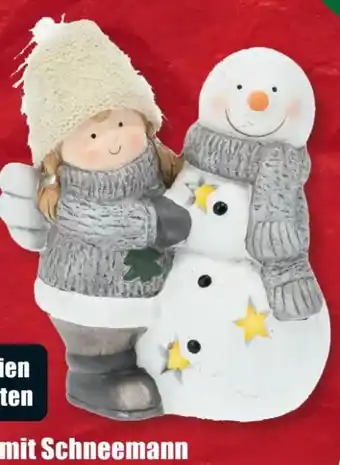 B1 Discount Baumarkt Engel mit Schneemann Angebot