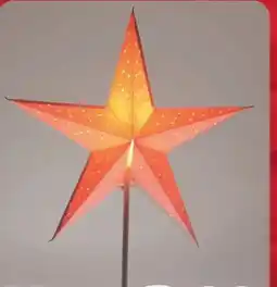 B1 Discount Baumarkt Papier-Leucht-Stern Angebot