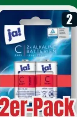 B1 Discount Baumarkt ja! Batterien C-Baby LR14 Angebot
