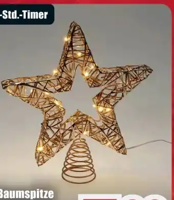 B1 Discount Baumarkt LED-Baumspitze Angebot