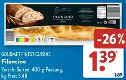 Aldi Süd GOURMET FINEST CUISINE Filoncino Angebot