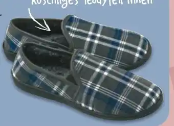 NETTO Damen Hausschuhe Karo Angebot