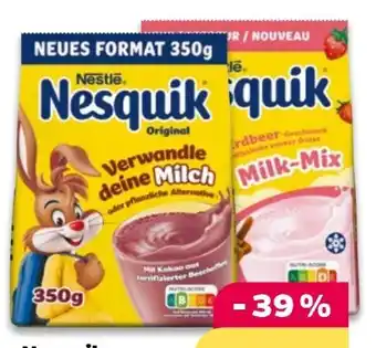 NETTO Nestlé Nesquik Kakaogetränkepulver Angebot