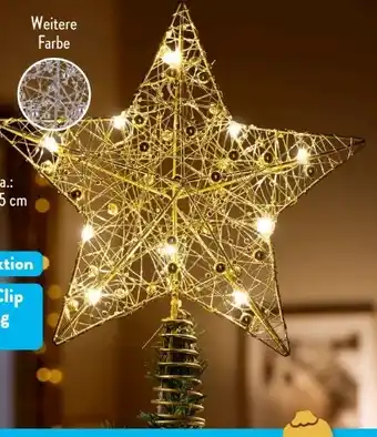 Aldi Süd Casalux LED-Weihnachtsbaumspitze Angebot