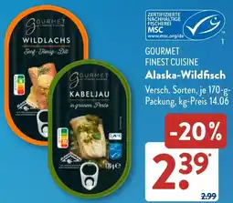 Aldi Süd GOURMET FINEST CUISINE Alaska-Wildfisch Angebot