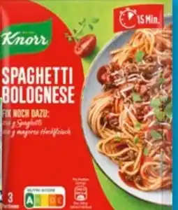 Aldi Süd Knorr Fix Spaghetti Bolognese Angebot
