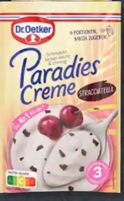 Aldi Süd Dr. Oetker Paradiescreme Angebot