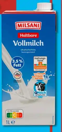 Aldi Süd Milsani Fettarme Milch Angebot