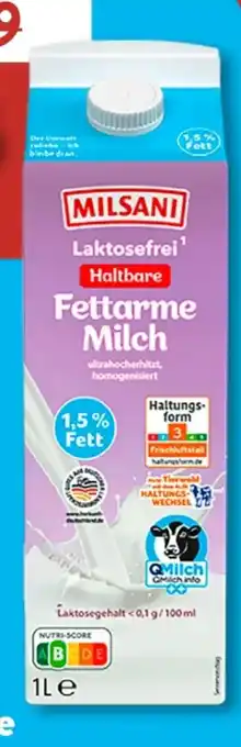 Aldi Süd Milsani Laktosefreie H-Milch Angebot