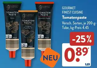 Aldi Süd GOURMET FINEST CUISINE Tomatenpaste Angebot