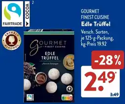 Aldi Süd GOURMET FINEST CUISINE Edle Trüffel Angebot