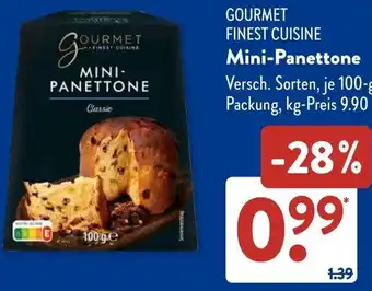 Aldi Süd GOURMET FINEST CUISINE Mini-Panettone Angebot
