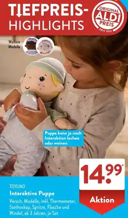 Aldi Süd TOYLINO Interaktive Puppe Angebot