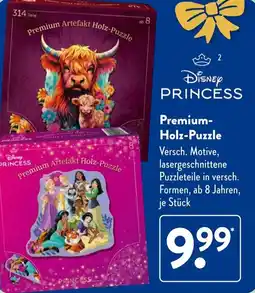 Aldi Süd Premium Holz-Puzzle Angebot