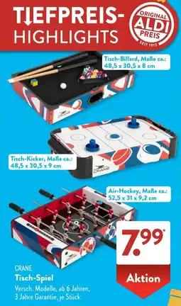 Aldi Süd CRANE Tisch-Spiel Angebot