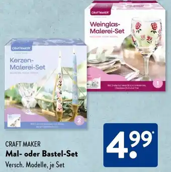 Aldi Süd CRAFT MAKER Mal- oder Bastel-Set Angebot