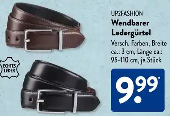 Aldi Süd UP2FASHION Wendbarer Ledergürtel Angebot