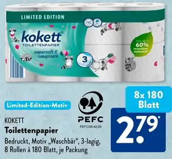 Aldi Süd KOKETT Toilettenpapier Angebot