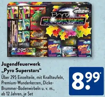 Aldi Süd Weco Jugendfeuerwerk „Pyro Superstars" Angebot
