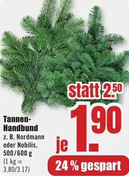 B1 Discount Baumarkt Tannen Handbund Angebot