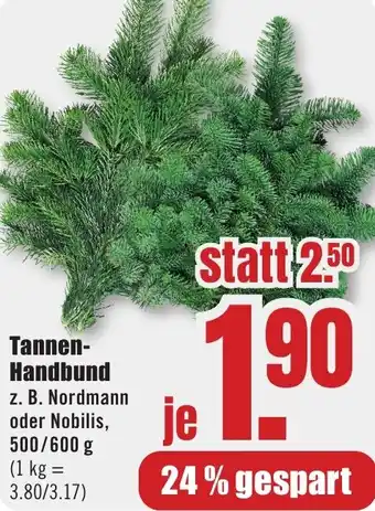 B1 Discount Baumarkt Tannen Handbund Angebot
