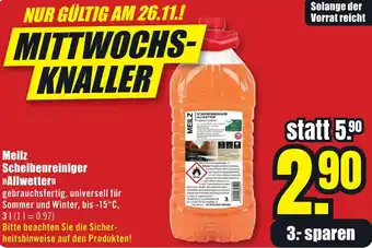 B1 Discount Baumarkt Meilz Scheibenreiniger Allwetter Angebot