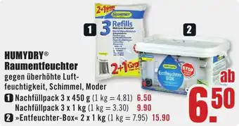 B1 Discount Baumarkt HUMYDRY Raumentfeuchter Angebot