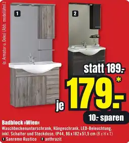 B1 Discount Baumarkt Badblock Wien Angebot