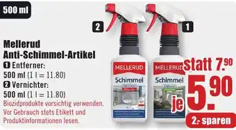 B1 Discount Baumarkt Mellerud Anti-Schimmel-Artikel Angebot
