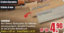 B1 Discount Baumarkt Laminat Angebot