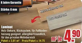 B1 Discount Baumarkt Laminat Angebot