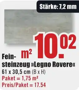 B1 Discount Baumarkt Feinsteinzeug Legno Rovere Angebot