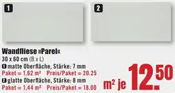B1 Discount Baumarkt Wandfliese Parel Angebot