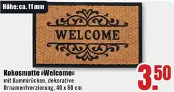 B1 Discount Baumarkt Kokosmatte Welcome Angebot
