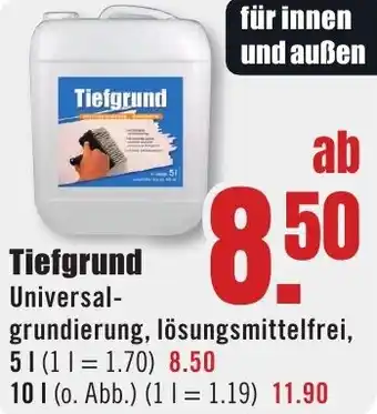 B1 Discount Baumarkt Tiefgrund Angebot