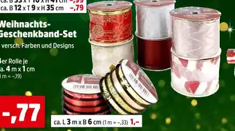 Thomas Philipps Weihnachts-geschenkband-set ca. 4 m x 1 cm Angebot